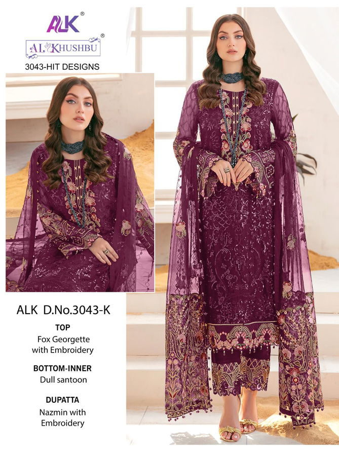 3043 J To M Alk Khushbu Colors Pakistani Suits Catalog